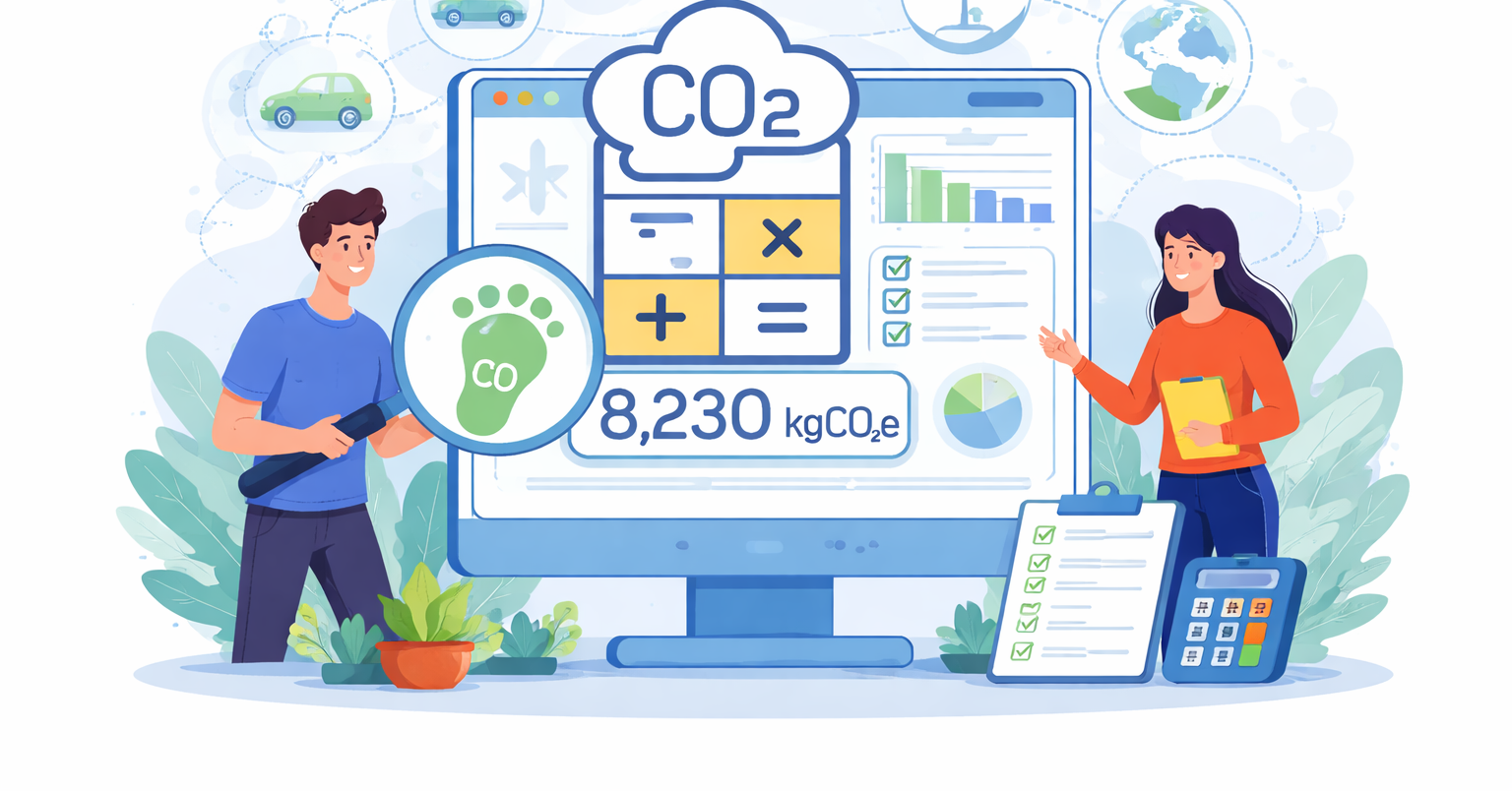 Calculador base de huella de carbono